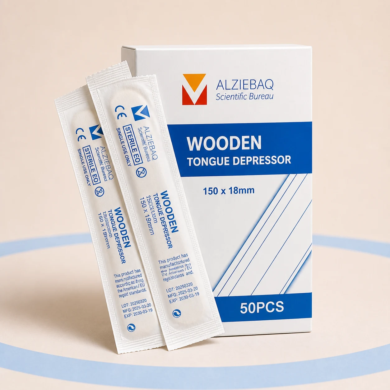 Wooden Tongue Depressors - ALZIEBAQ